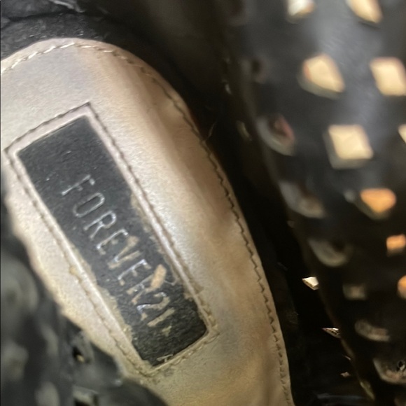 Forever 21 | Women’s Black Perforated Ankle Booties - Picture 9 of 9